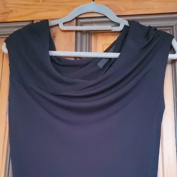Yigal Azrouel Black Bias Cut Maxi Dress